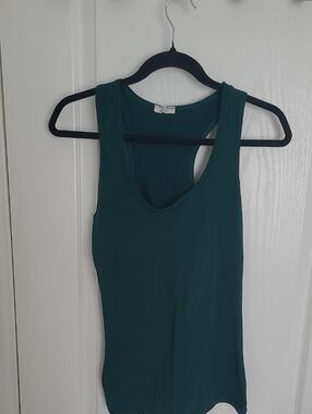 Ardene Teal Scoop Neck Tank Top